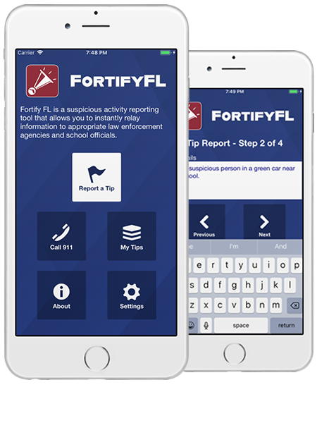 Examples of Fortify Florida on mobile devices